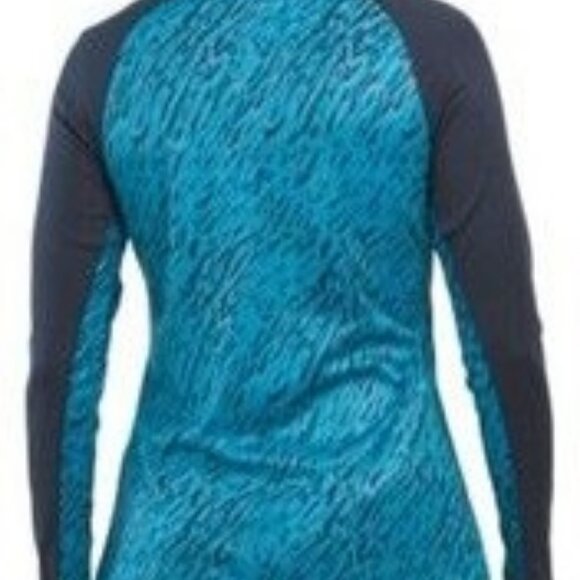 Greg Norman women's long-sleeve golf shirt zebra animal print, size small, new. - Picture 2 of 5